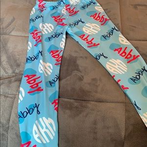 Personalized leggings.